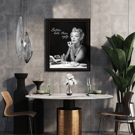 InkFlow Iconic Beauty Poster - Vintage Art - Pop Art - Graffiti Art - Retro Portrait Art - Timeless Style - Great Bedroom or Living Room Decor - 8x10 UNFRAMED Wall Art Visit the InkFlow Posters Store - Infinity Beyond Crafts