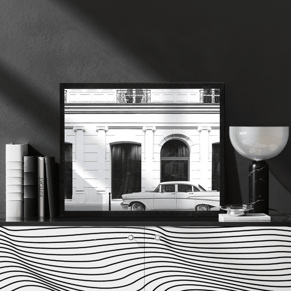 InkFlow Luxury Fashion Storefront Poster - High Fashion Art - Gift for Women, Fashionistas - Landscape Glamour Wall Decor for Bedroom, Living Room, Office - 14x11UNFRAMED Wall Art - Infinity Beyond Crafts