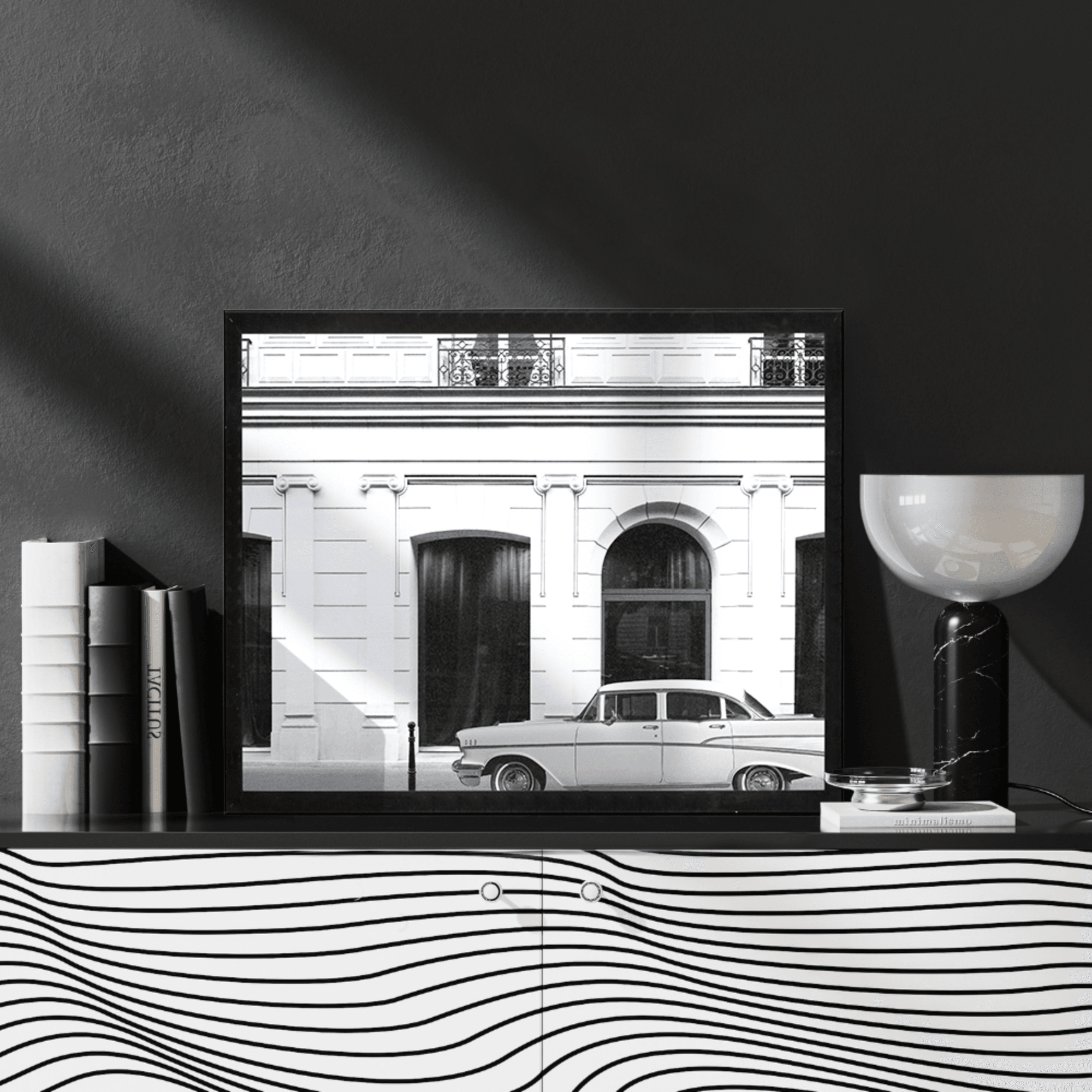 InkFlow Luxury Fashion Storefront Poster - High Fashion Art - Gift for Women, Fashionistas - Landscape Glamour Wall Decor for Bedroom, Living Room, Office - 14x11UNFRAMED Wall Art - Infinity Beyond Crafts