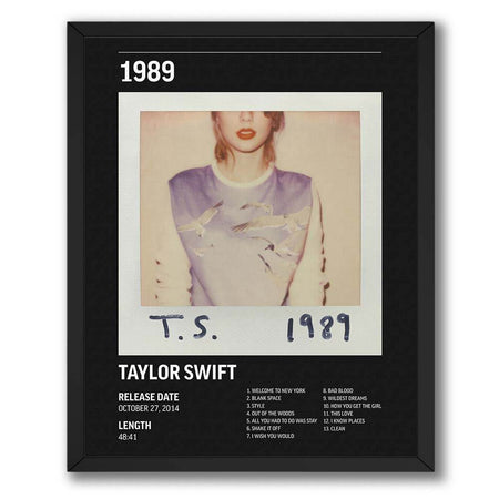 InkFlow 1989 Album Poster - Classic Music Art Print, Stylish Wall Decor for Home or Office, Vibrant & Elegant Artwork for Music Lovers - 8x10 Unframed Canvas Wall Art - Infinity Beyond Crafts