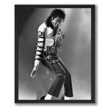 InkFlow Michael Jackson Poster - Legendary Pop Icon Wall Art for Home, Office, Bedroom, or Living Room Décor - Vibrant and Timeless Statement Artwork Print - 8x10 Unframed Canvas Wall Art - Infinity Beyond Crafts