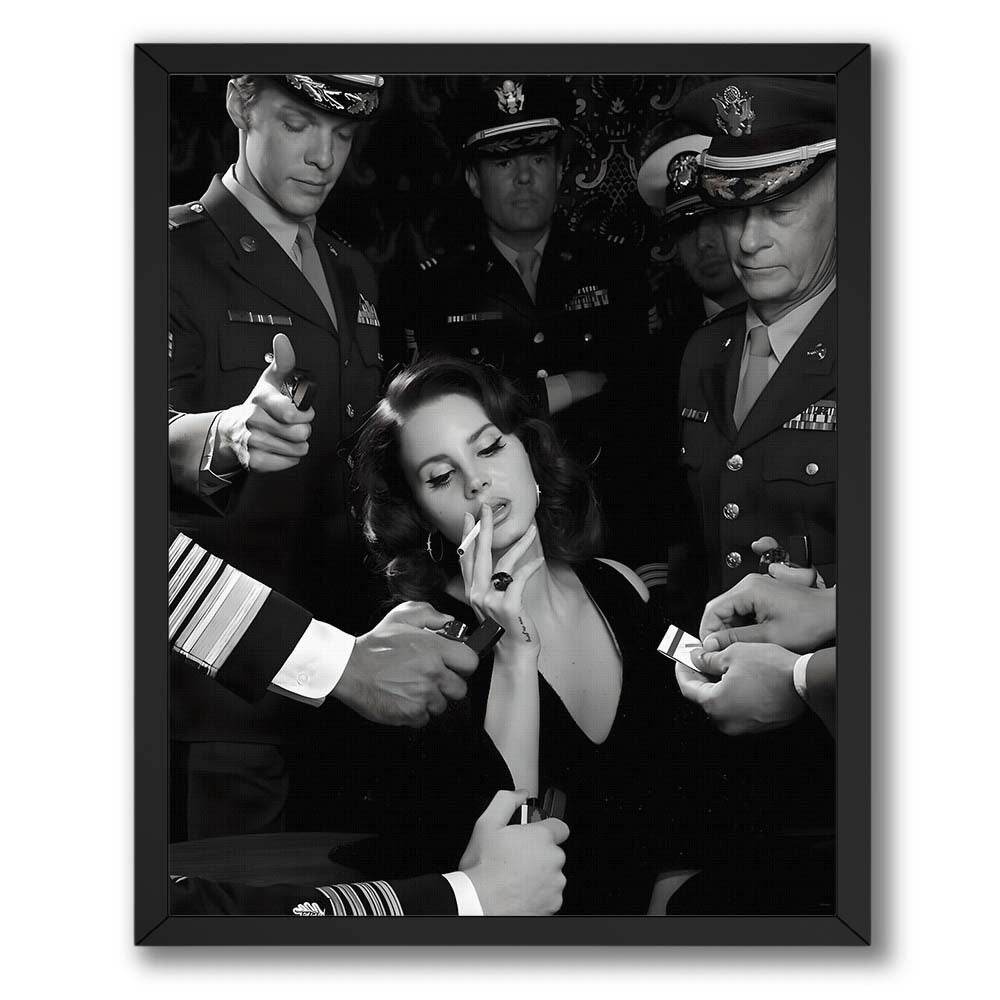 InkFlow Ultraviolence Art Poster Print - Dramatic Abstract Design Wall Decor for Home, Office, or Bedroom, High Quality Matte Finish, Perfect Gift for Art Lovers - 8x10 Unframed Canvas Wall Art - Infinity Beyond Crafts