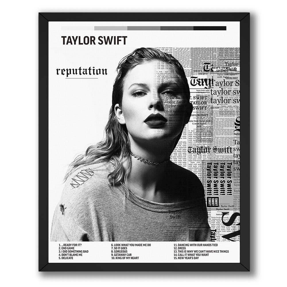 InkFlow Classic Music Album Poster - Classic Music Art Print, Stylish Wall Decor for Home or Office, Elegant Artwork for Music Lovers - 11x14 Unframed Canvas Wall Art - Infinity Beyond Crafts