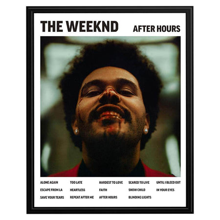 InkFlow After Hours Music Poster - Iconic Pop Art Print for Music Lovers, Inspirational Wall Decor for Home, Office, and Music Enthusiasts - 8x10 Unframed Canvas Wall Art - Infinity Beyond Crafts