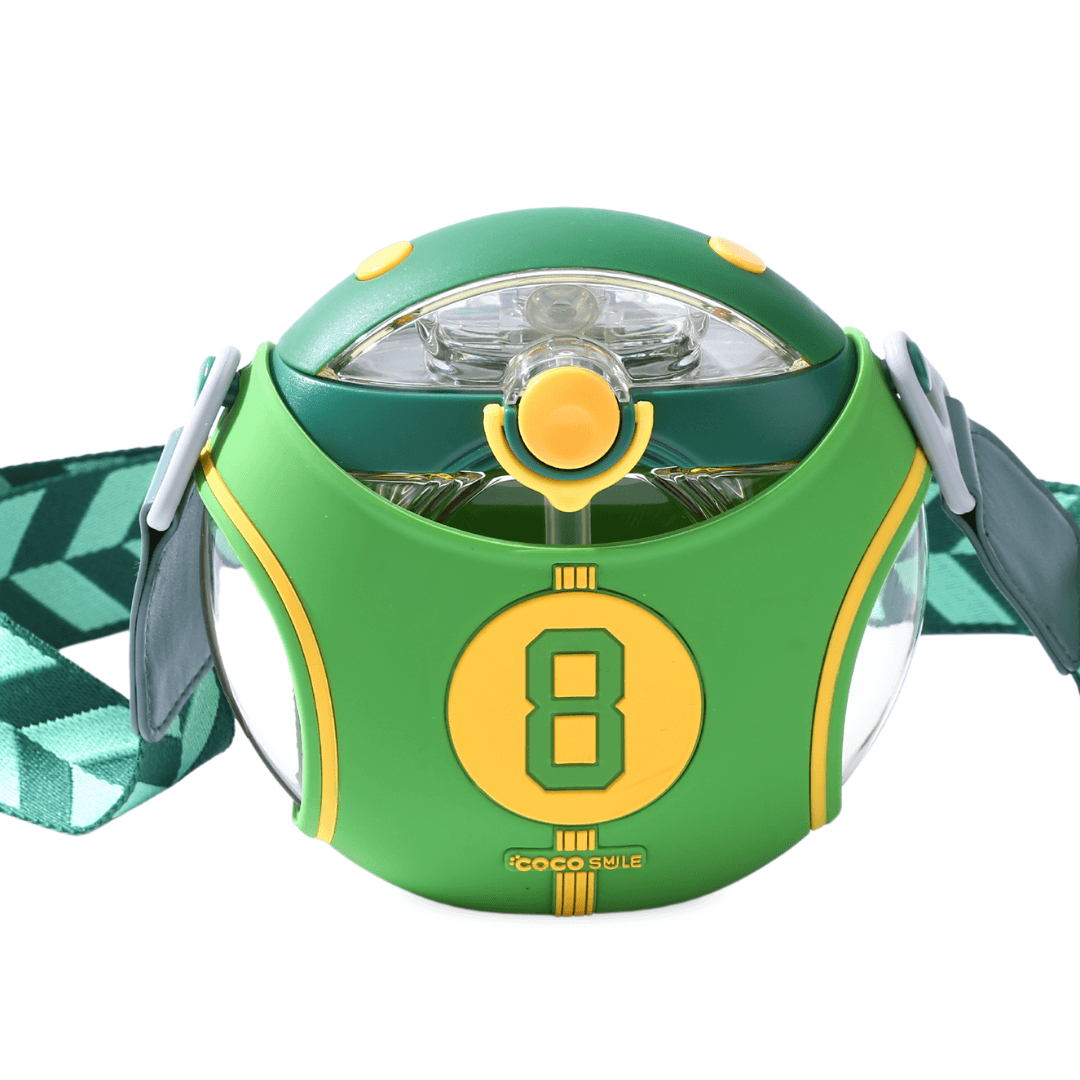 Number 8 jersey Straw Round Bottle.