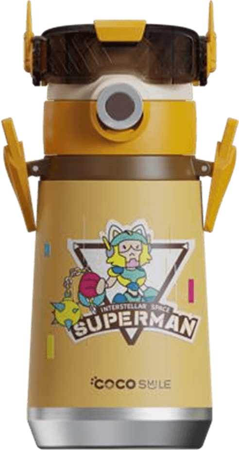 Robot Thermos Cup (Superman) - Cocosmile Cups