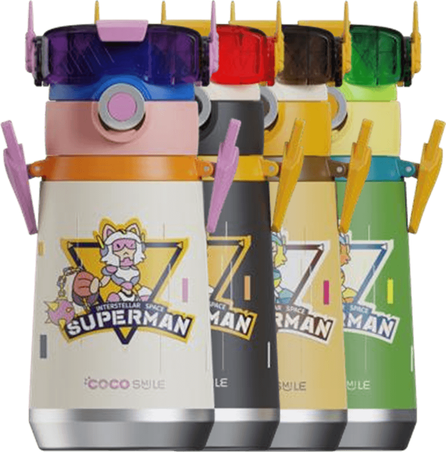 Robot Thermos Cup (Superman) - Cocosmile Cups