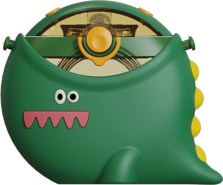 Dinosaur Round Bottle with Lanyard.