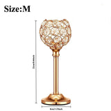 Crystal Tealight Candle Holder for Weddings & Table Décor
