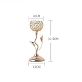 Crystal Tealight Candle Holder for Weddings & Table Décor