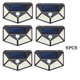 100 LED Solar Motion Sensor Light – Waterproof Outdoor Security Wall Lamp