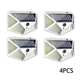 100 LED Solar Motion Sensor Light – Waterproof Outdoor Security Wall Lamp