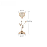 Crystal Tealight Candle Holder for Weddings & Table Décor