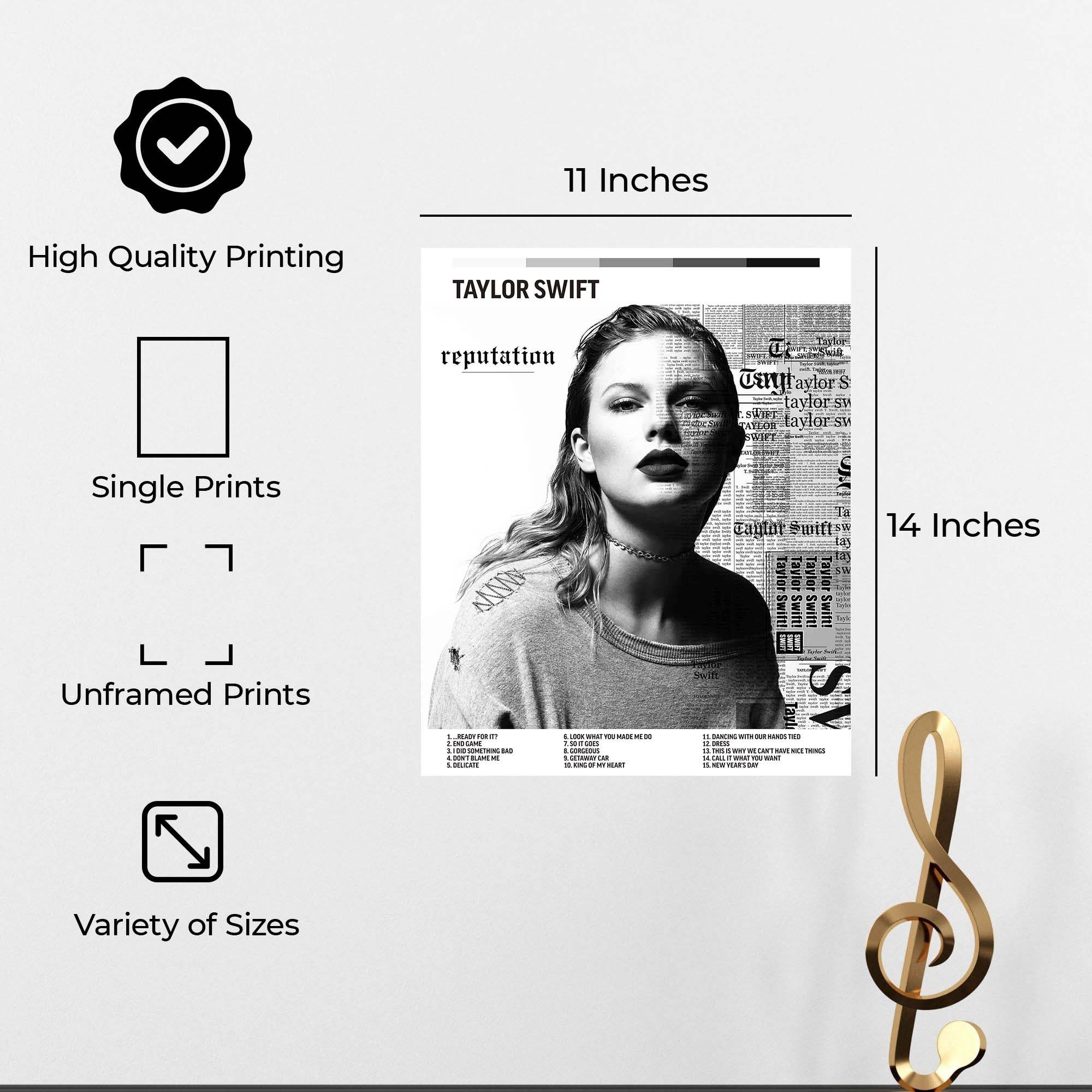 InkFlow Classic Music Album Poster - Classic Music Art Print, Stylish Wall Decor for Home or Office, Elegant Artwork for Music Lovers - 11x14 Unframed Canvas Wall Art - Infinity Beyond Crafts