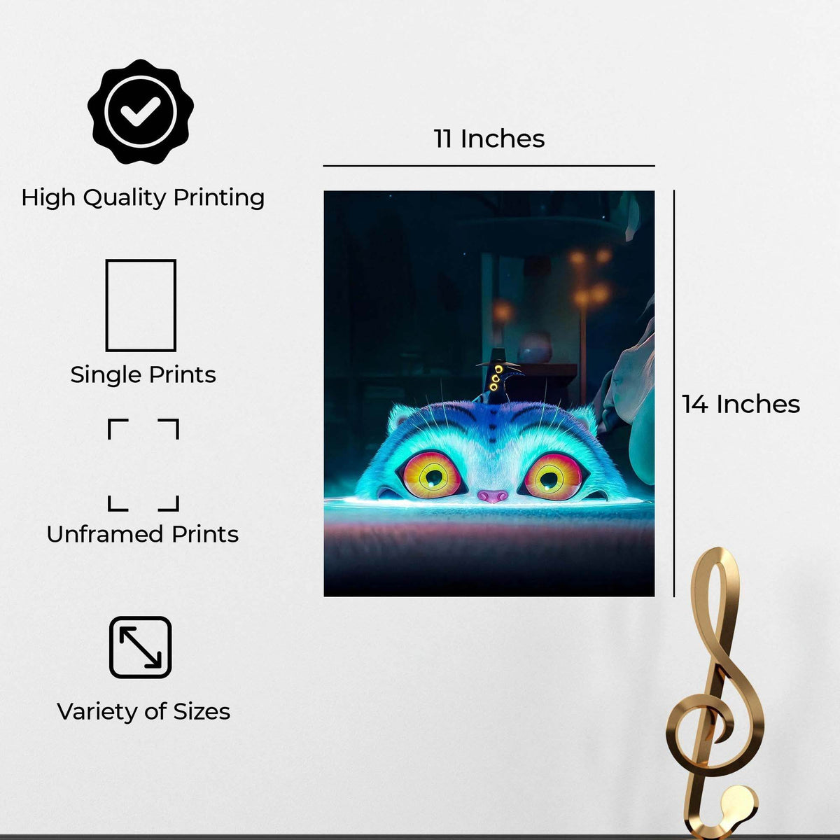 InkFlow Derpy and Sussie poster - Funny Wall Art Featuring Derpy and Sussie Characters for Playroom Teen Space or Entertainment Decor Unframed - 8x10 Unframed Canvas Wall Art - Infinity Beyond Crafts