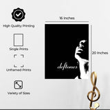 InkFlow Alternative Rock Band Inspired Poster - Edgy and Stylish Music Wall Art for Home, Bedroom, Office, or Living Room Décor, Perfect for Music Fans and Collectors - 8x10 Unframed Canvas Wall Art - Infinity Beyond Crafts