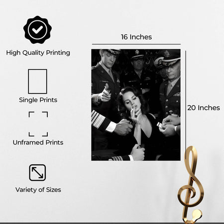 InkFlow Ultraviolence Art Poster Print - Dramatic Abstract Design Wall Decor for Home, Office, or Bedroom, High Quality Matte Finish, Perfect Gift for Art Lovers - 8x10 Unframed Canvas Wall Art - Infinity Beyond Crafts