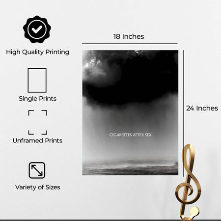 InkFlow CAS Cry Poster - Emotional Abstract Modern Wall Art Print Featuring Bold Colors and Expressive Design for Living Room, Bedroom, Office Decor - 8x10 Unframed Canvas Wall Art - Infinity Beyond Crafts