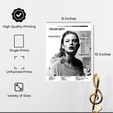 InkFlow Classic Music Album Poster - Classic Music Art Print, Stylish Wall Decor for Home or Office, Elegant Artwork for Music Lovers - 11x14 Unframed Canvas Wall Art - Infinity Beyond Crafts
