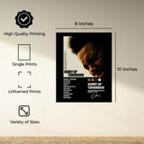 InkFlow Hurry Up Tomorrow Music Poster - Iconic Pop Art Print for Music Lovers, Motivational Wall Decor for Home, Office, and Music Enthusiasts - 8x10 Unframed Canvas Wall Art - Infinity Beyond Crafts