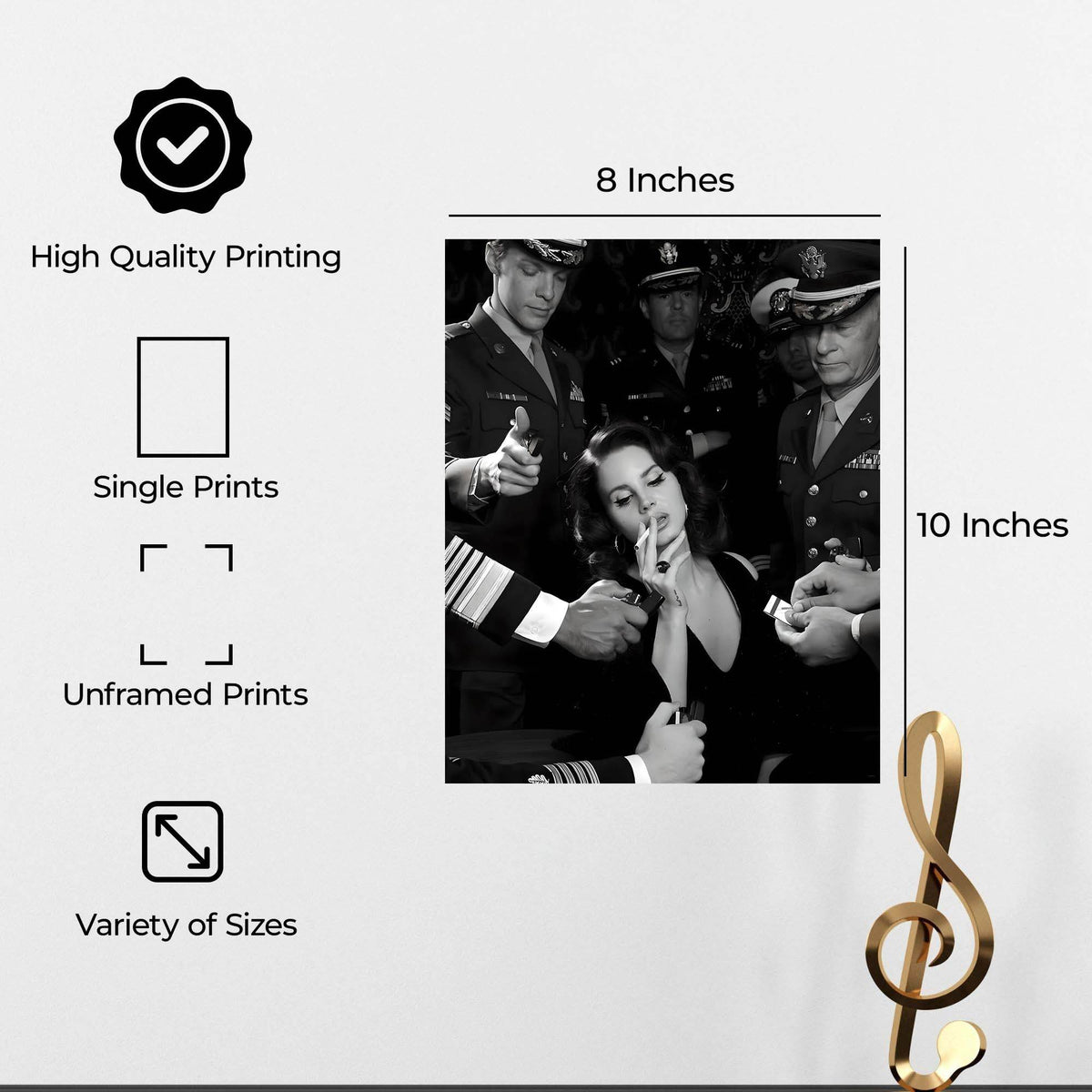 InkFlow Ultraviolence Art Poster Print - Dramatic Abstract Design Wall Decor for Home, Office, or Bedroom, High Quality Matte Finish, Perfect Gift for Art Lovers - 8x10 Unframed Canvas Wall Art - Infinity Beyond Crafts