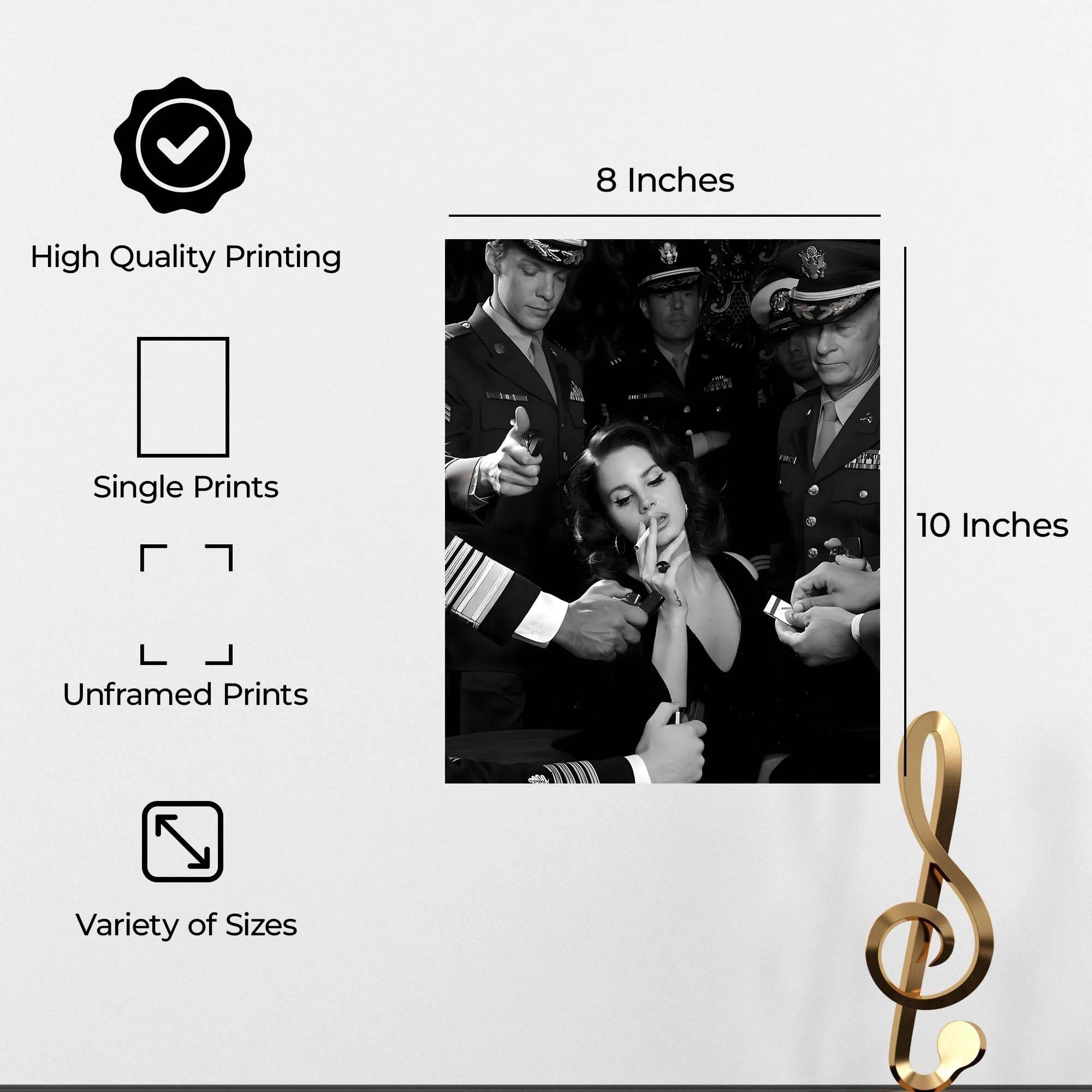 InkFlow Ultraviolence Art Poster Print - Dramatic Abstract Design Wall Decor for Home, Office, or Bedroom, High Quality Matte Finish, Perfect Gift for Art Lovers - 8x10 Unframed Canvas Wall Art - Infinity Beyond Crafts