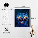 InkFlow Derpy poster - Humorous Wall Art Print Featuring Derpy Character Expression Ideal for Playful Room Decor Dorm Wall or Whimsical Office Art - 8x10 Unframed Canvas Wall Art - Infinity Beyond Crafts