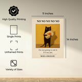 InkFlow Funny Black Cat Wall Art - Playful Animal Print Poster for Home Décor, Perfect for Living Rooms, Bedrooms, and Cat Lovers - 8x10 Unframed Wall Art - Infinity Beyond Crafts