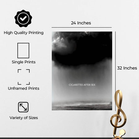 InkFlow CAS Cry Poster - Emotional Abstract Modern Wall Art Print Featuring Bold Colors and Expressive Design for Living Room, Bedroom, Office Decor - 8x10 Unframed Canvas Wall Art - Infinity Beyond Crafts