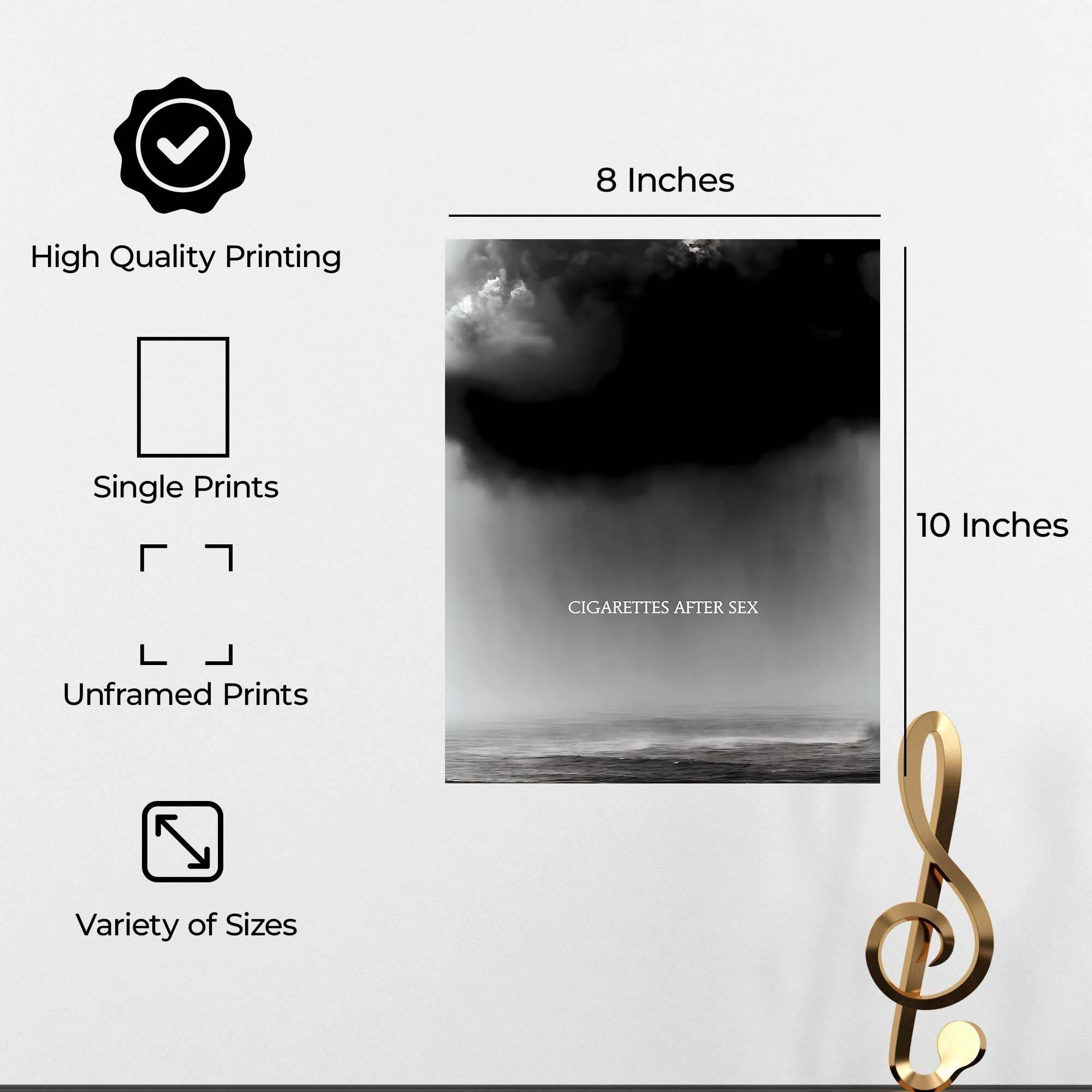 InkFlow CAS Cry Poster - Emotional Abstract Modern Wall Art Print Featuring Bold Colors and Expressive Design for Living Room, Bedroom, Office Decor - 8x10 Unframed Canvas Wall Art - Infinity Beyond Crafts