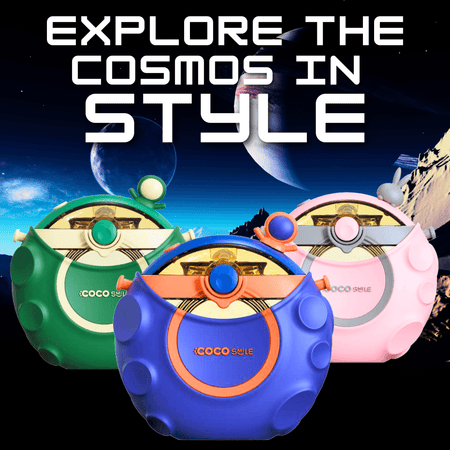 Astronaut Straw Round Bottle.