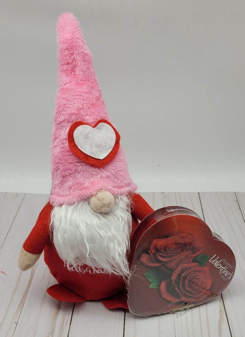 Personalized gift for Valentines, bulk, gnomes, chocolate heart, gifts under 10, gifts for him, her, teachers, coworkers, boss, classroom - Infinity Beyond Crafts