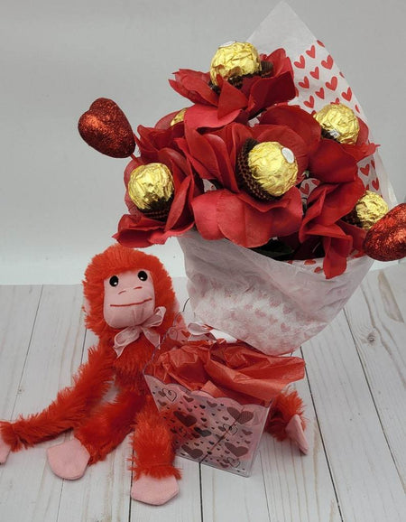 Gifts for any occasion, Ferrero Rocher chocolate rose bouquet, gifts for mom, dad, teachers, couples, boss, classroom, friends - Infinity Beyond Crafts