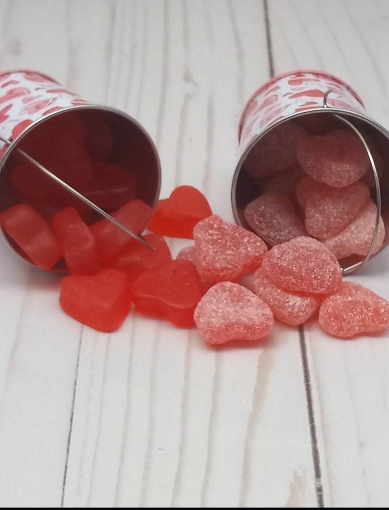 Classroom valentines, candy bucket, pail, Personalized gift, candy filled container, bulk gifts, teacher, friend, Valentine’s Day, under2 - Infinity Beyond Crafts