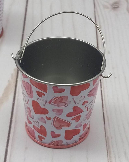 Classroom valentines, candy bucket, pail, Personalized gift, candy filled container, bulk gifts, teacher, friend, Valentine’s Day, under2 - Infinity Beyond Crafts