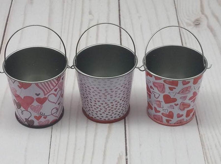 Classroom valentines, candy bucket, pail, Personalized gift, candy filled container, bulk gifts, teacher, friend, Valentine’s Day, under2 - Infinity Beyond Crafts