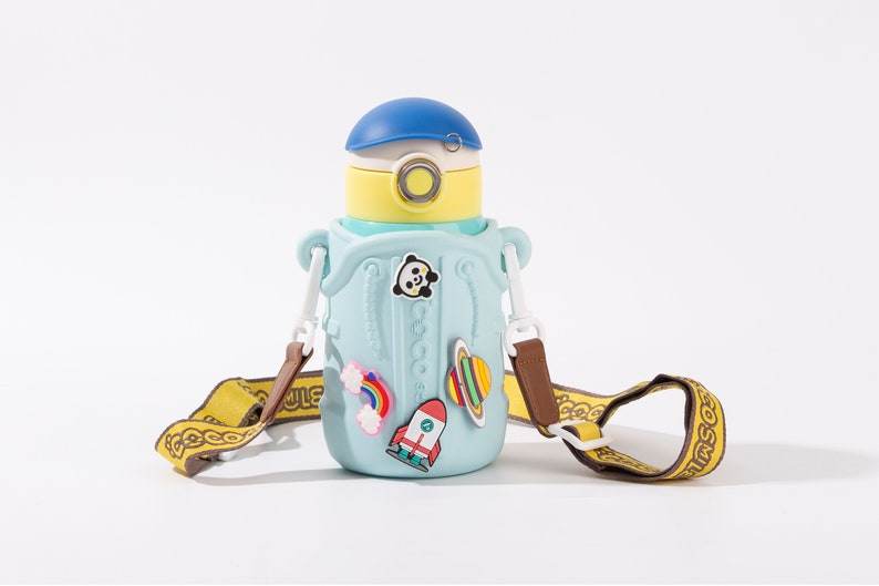 Cocosmile Fun Charm Thermal Insulated Water Bottle with Sleeve – Stainless Steel, Durable Design, Easy to Carry, Keeps Drinks Hot or Cold - Infinity Beyond Crafts