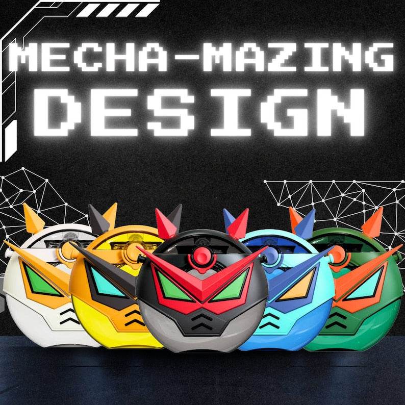 Robot Round Cup Children's Water Bottle – Personalizable and Customizable, Lanyard and Case, Durable Canteen Design for School & Activities - Infinity Beyond Crafts