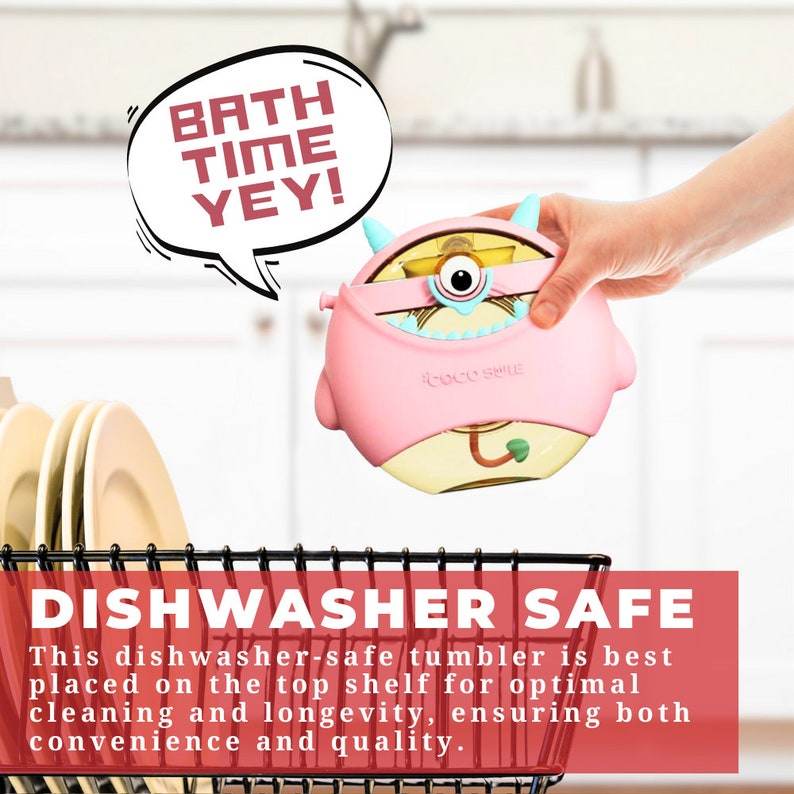 Coco Monster Round Cup Children's Water Bottle – Personalizable and Customizable, Includes Lanyard, Canteen Design for School & Daily Use - Infinity Beyond Crafts