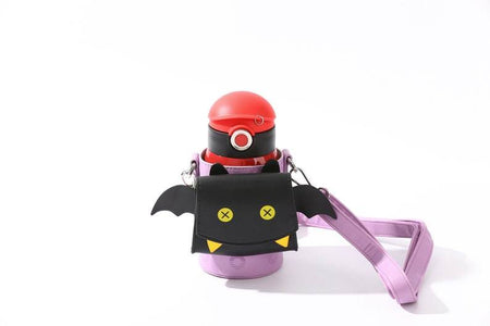 Cocosmile Insulated Water Bottle with Zipper Pouch – Easy Open Button, Carrying Lanyard, Food Grade Stainless Steel, Keep Drinks Hot or Cold - Infinity Beyond Crafts