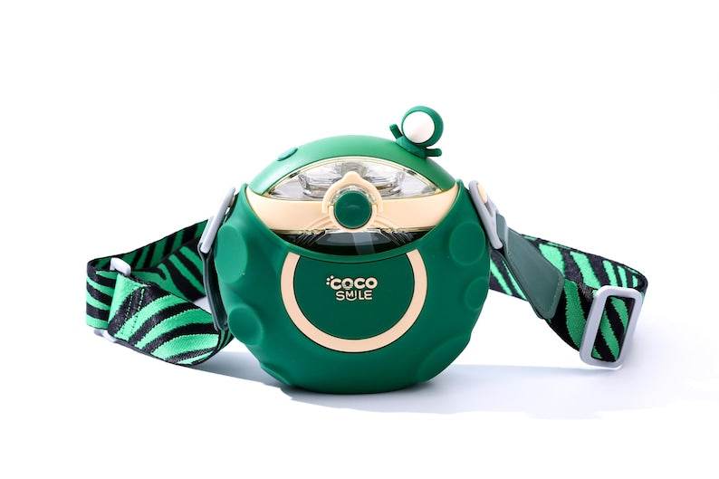 Astronaut Round Round Cup Children's Water Bottle – Personalizable and Customizable, Includes Lanyard, Canteen Design for School & Daily Use - Infinity Beyond Crafts