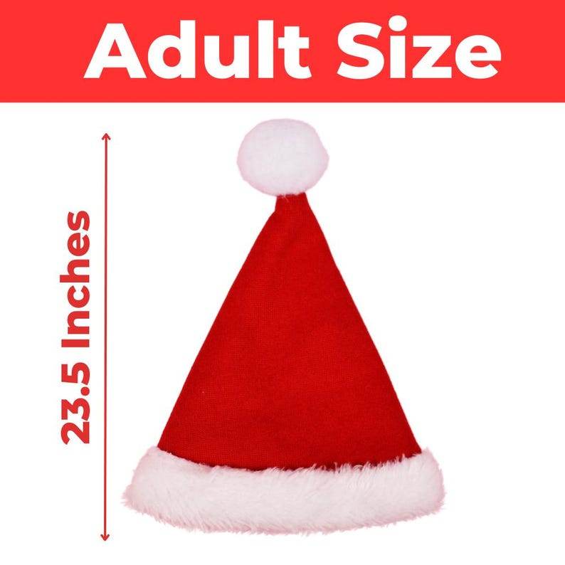 Santa hat, holiday gift, Customizable Personalized Embroidered Hat, Christmas, Kids, Adults, Seniors - Infinity Beyond Crafts