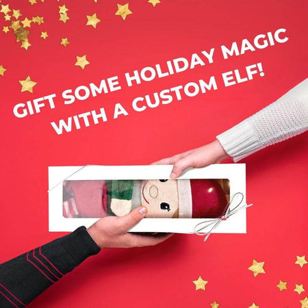Personalized Christmas Elfs Vynal Lettering on Christmas Elf for Family - Gift for Loved Ones, Friends & Family - Adult - Infinity Beyond Crafts
