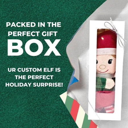 Personalized Christmas Elfs Vynal Lettering on Christmas Elf for Family - Gift for Loved Ones, Friends & Family - Adult - Infinity Beyond Crafts