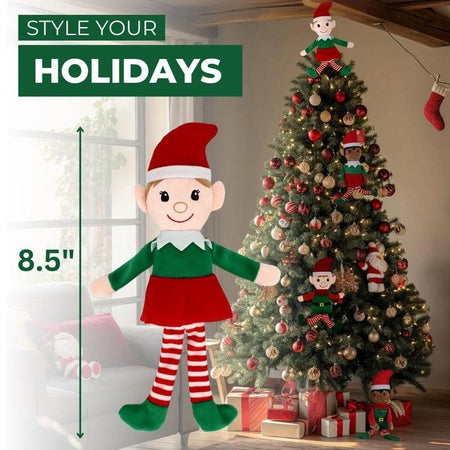 Personalized Christmas Elfs Vynal Lettering on Christmas Elf for Family - Gift for Loved Ones, Friends & Family - Adult - Infinity Beyond Crafts