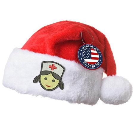 Christmas Nurse Santa Hat – Comfortable Holiday Hat for Nurses, Doctors & Healthcare Workers – Perfect for Christmas Parties, Medical Gifts - Infinity Beyond Crafts