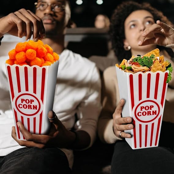 Wownic reusable popcorn bucket featuring durable lightweight and easy-clean design